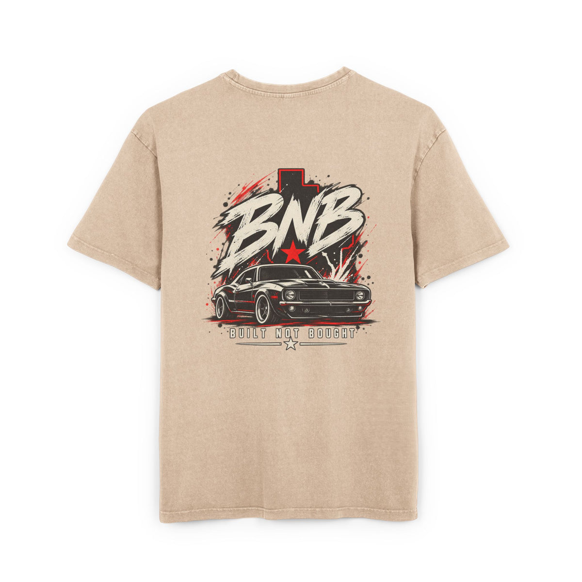 BNB Built Not Bought Heavyweight Car Graphic T-Shirt