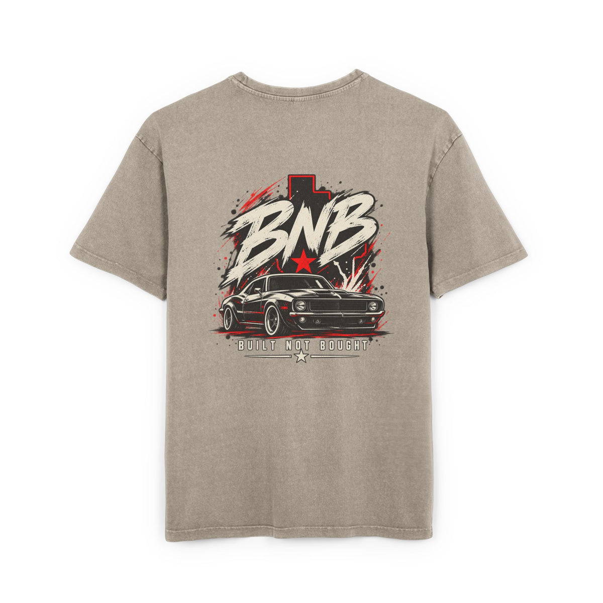BNB Built Not Bought Heavyweight Car Graphic T-Shirt