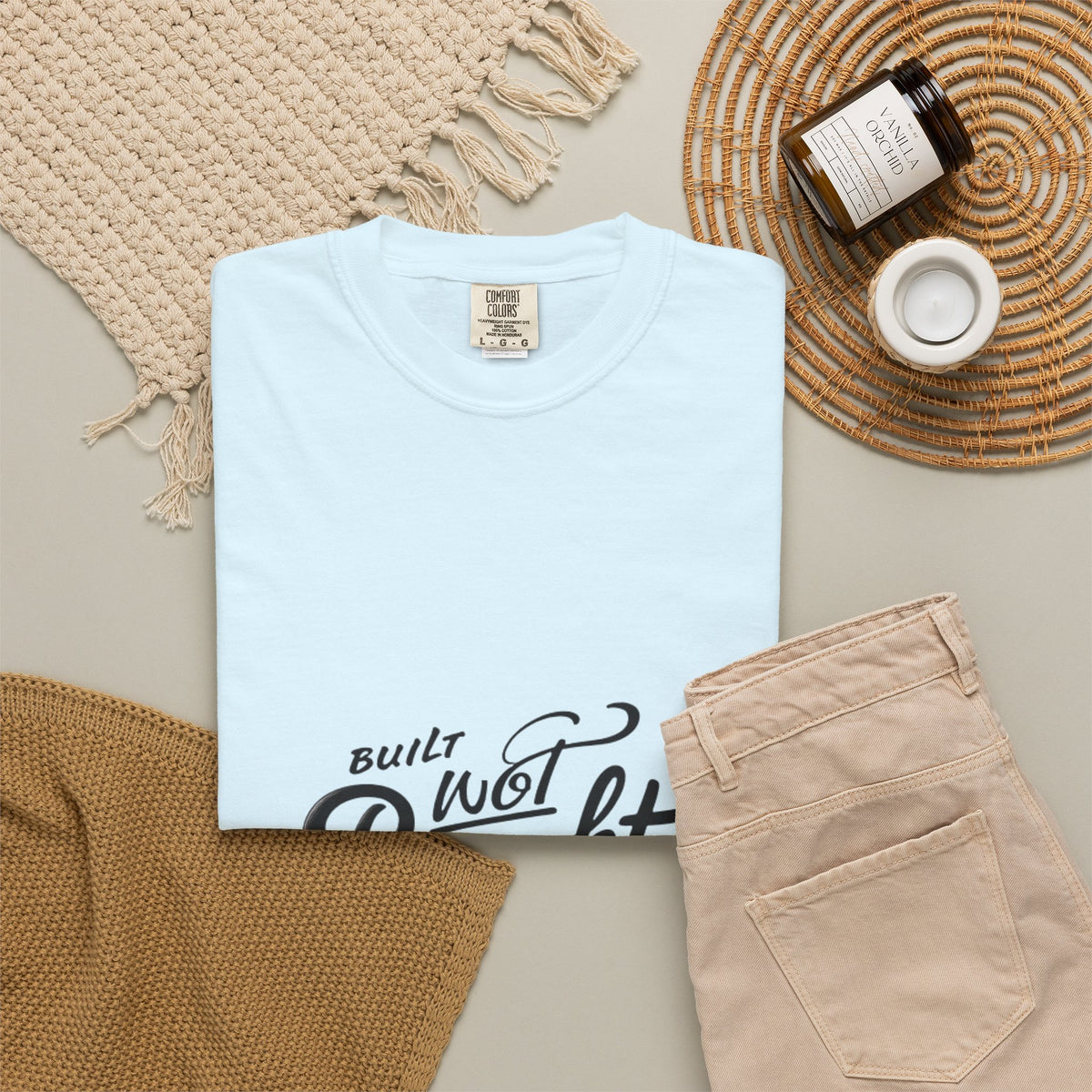 Built Not Bought Garment-Dyed Premium Tee | BNB Car Culture Shirt