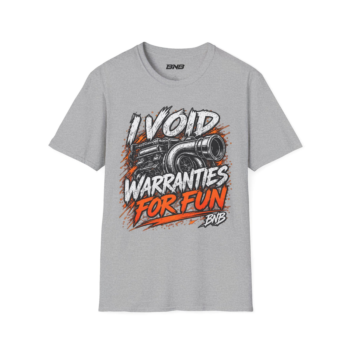 I Void Warranties Turbo Tee - Sport Grey