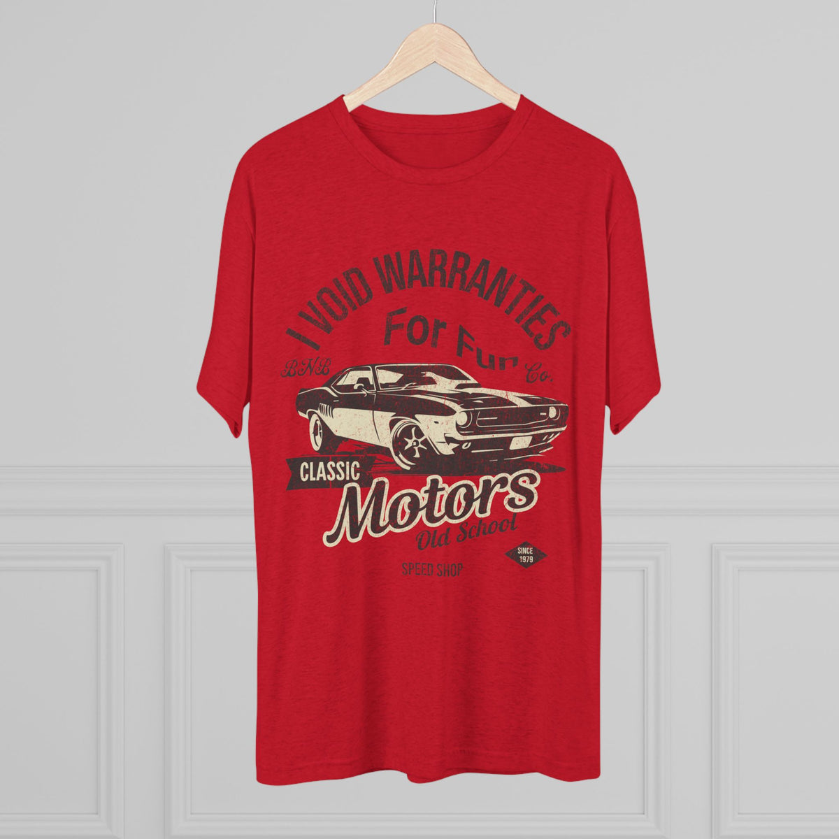 I Void Warranties for Fun Tee | BNB Car Culture Shirt