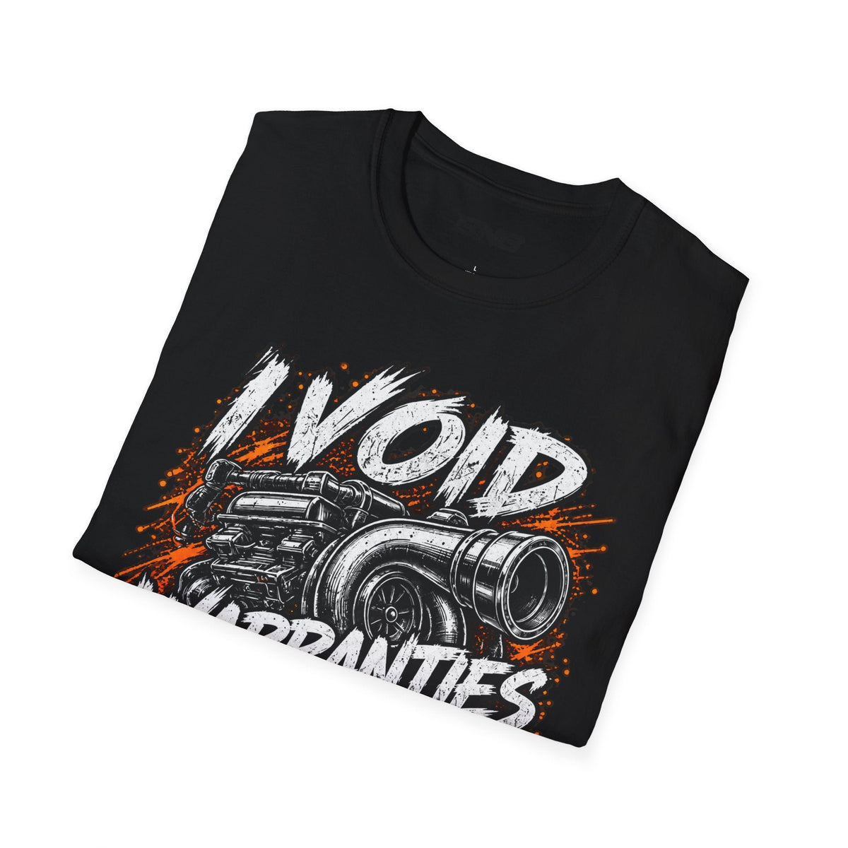 I Void Warranties Turbo Tee mockup