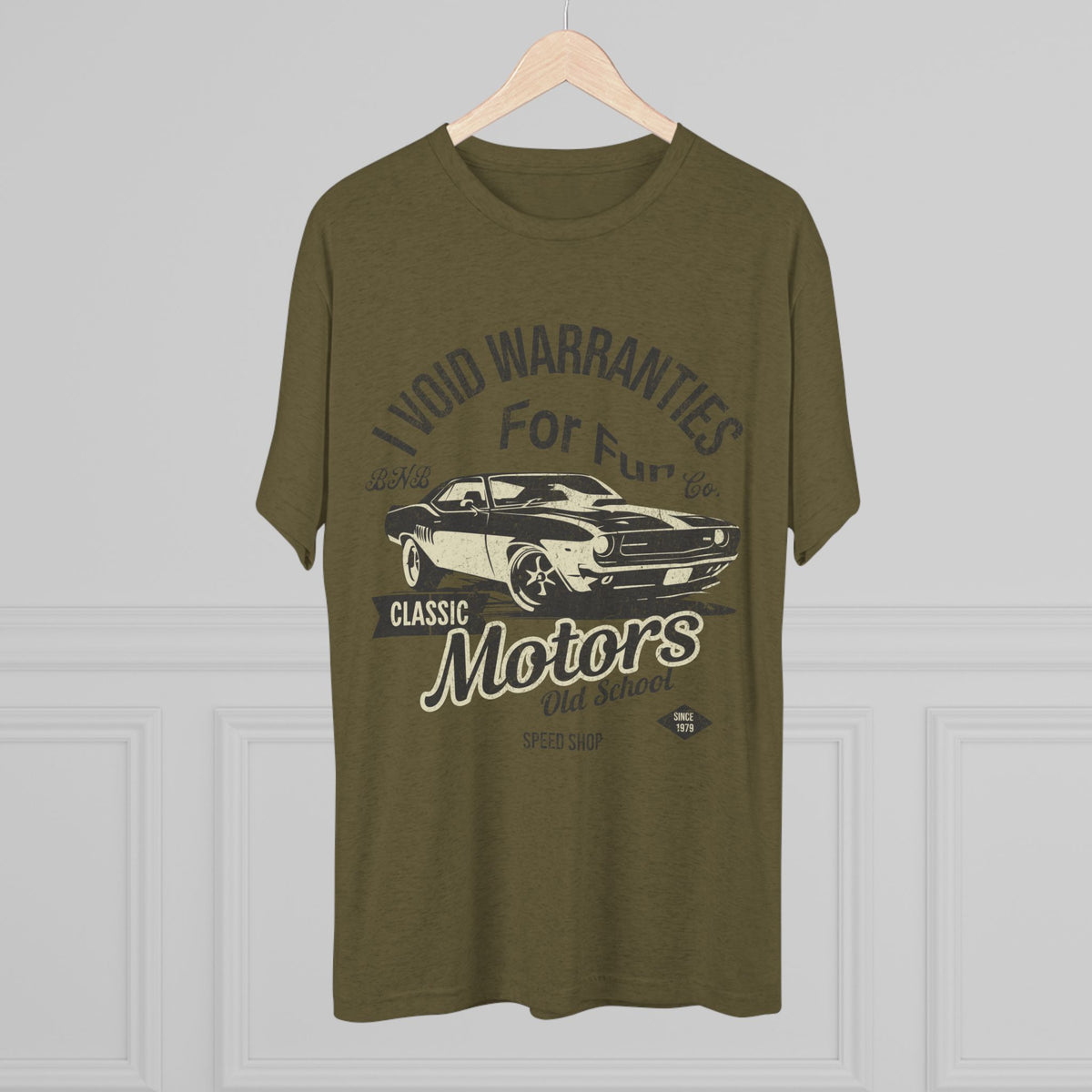 I Void Warranties for Fun Tee | BNB Car Culture Shirt