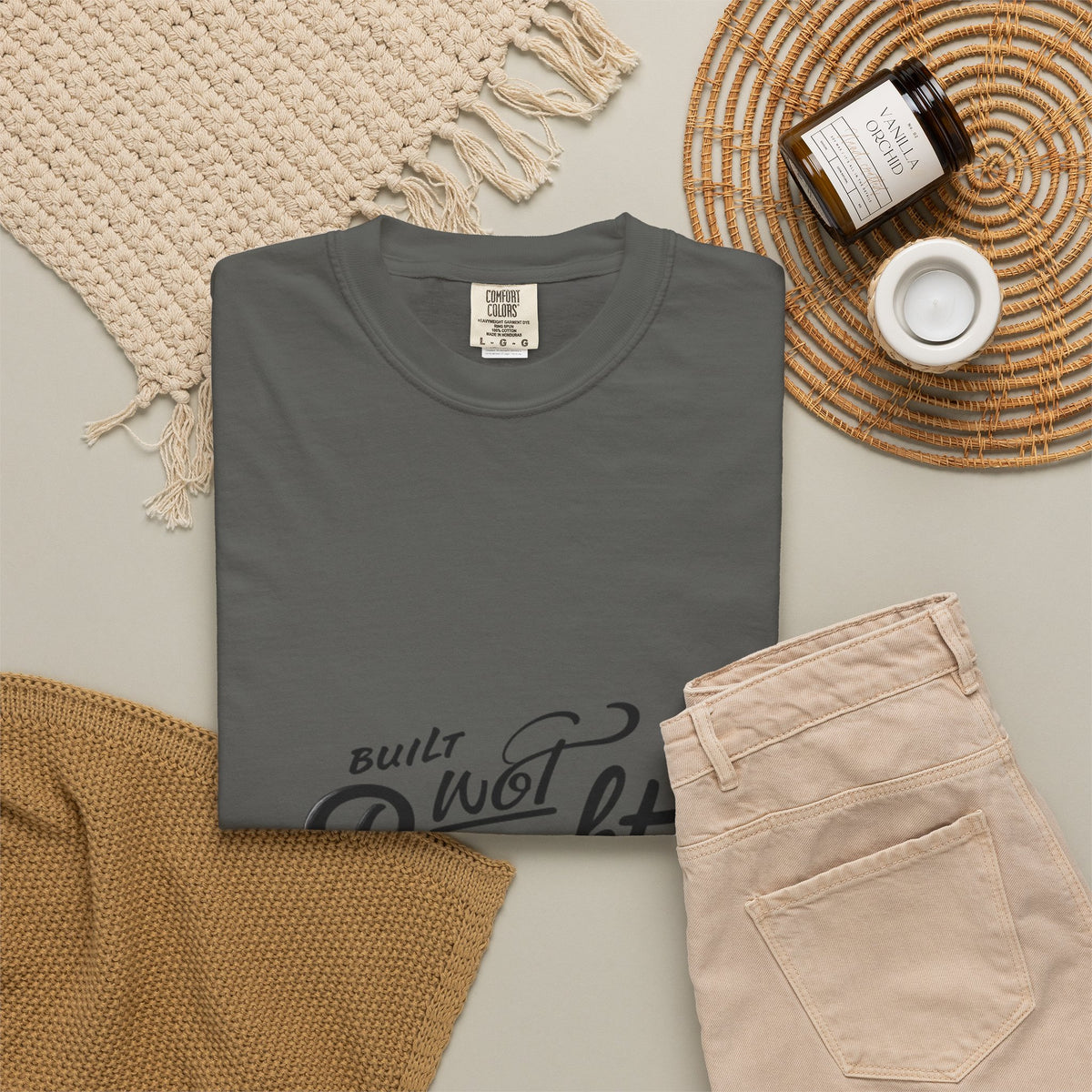 Built Not Bought Garment-Dyed Premium Tee | BNB Car Culture Shirt