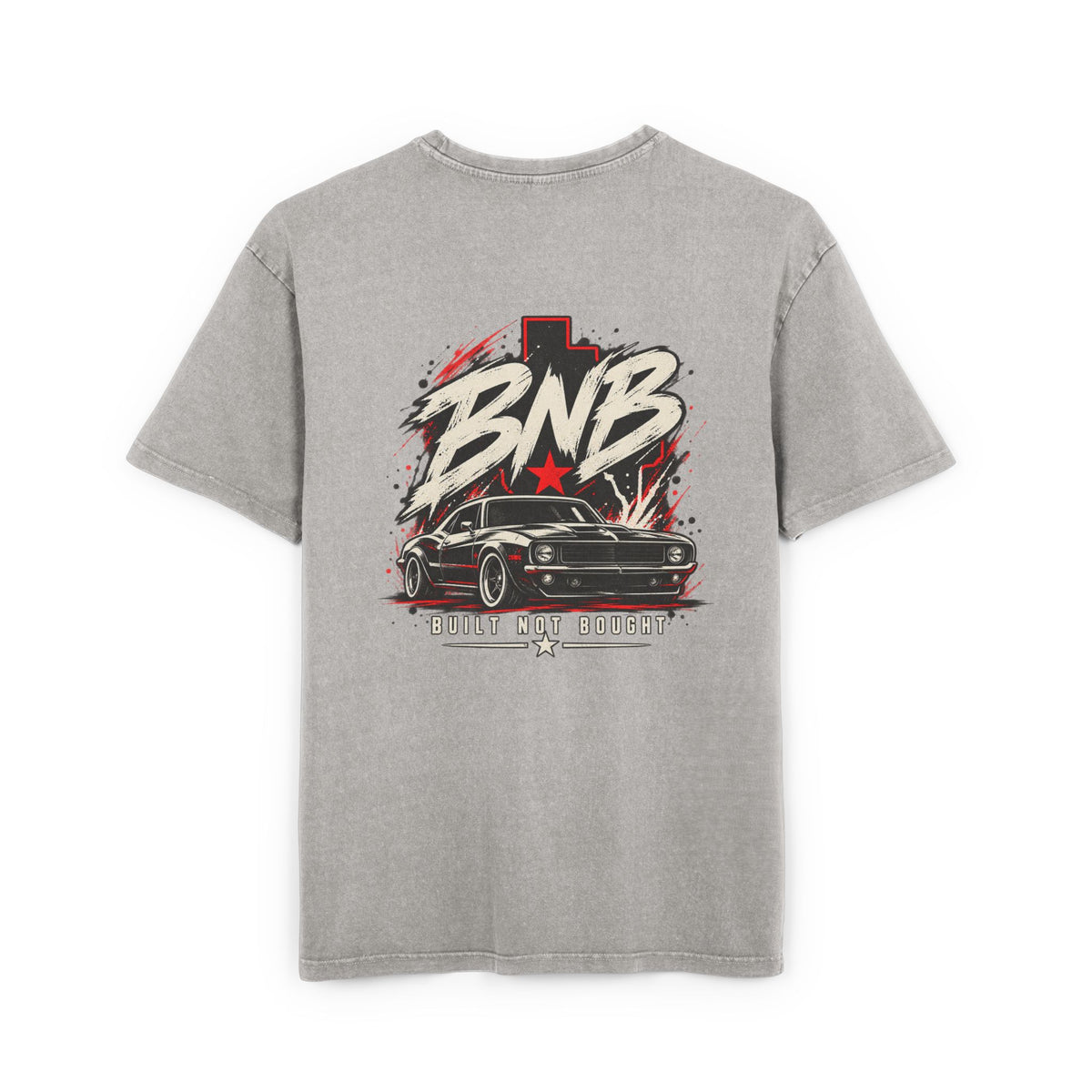 BNB Built Not Bought Heavyweight Car Graphic T-Shirt