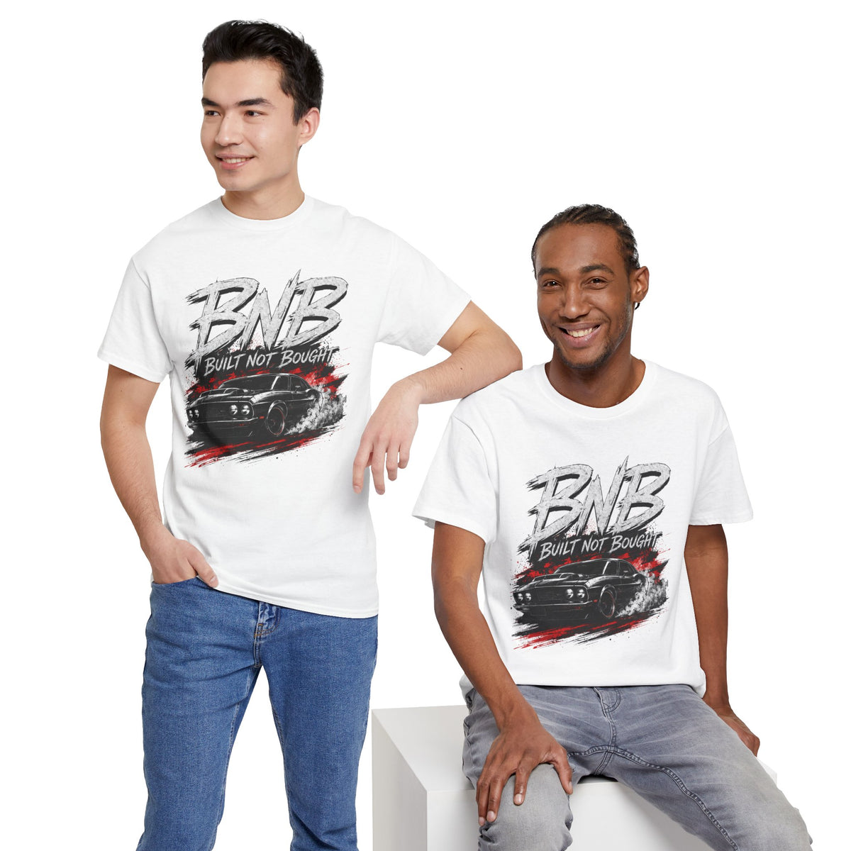 Built Not Bought Classic Heavy Cotton Tee | BNB Garage Streetwear
