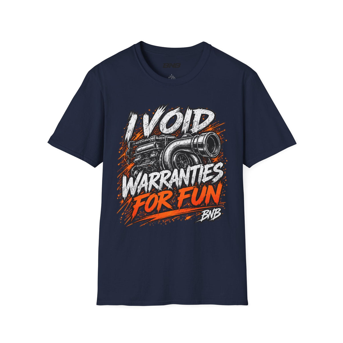 I Void Warranties Turbo Tee - Navy