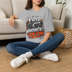 I Void Warranties Turbo Tee mockup