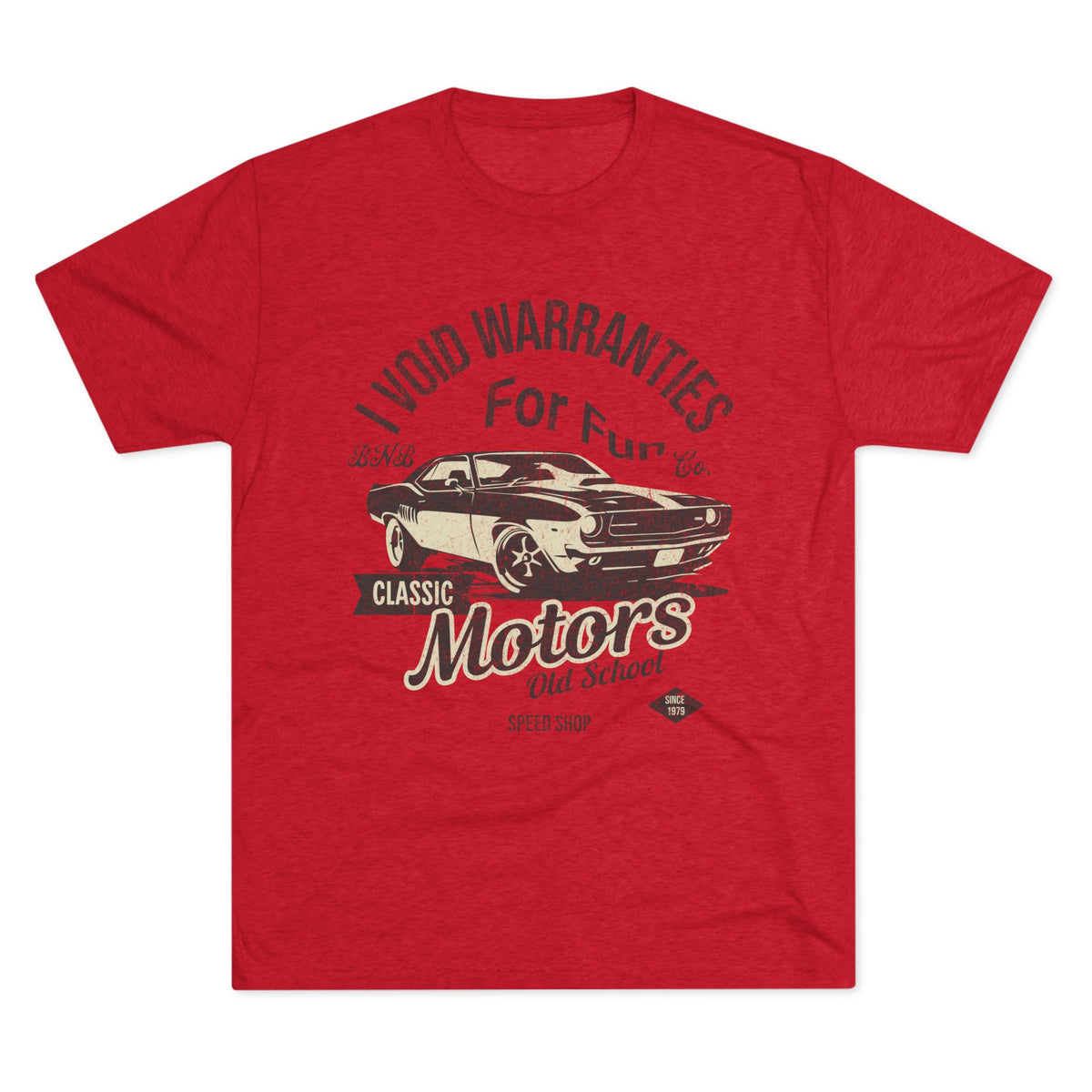 I Void Warranties for Fun Tee | BNB Car Culture Shirt