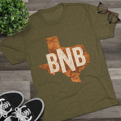 Texas BNB Vintage State T‑Shirt — Rustic Travel & Short‑Term Rental Tee