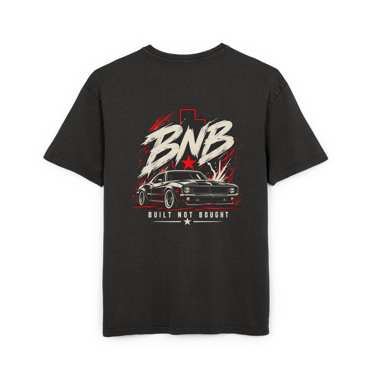 BNB Built Not Bought Heavyweight Car Graphic T-Shirt