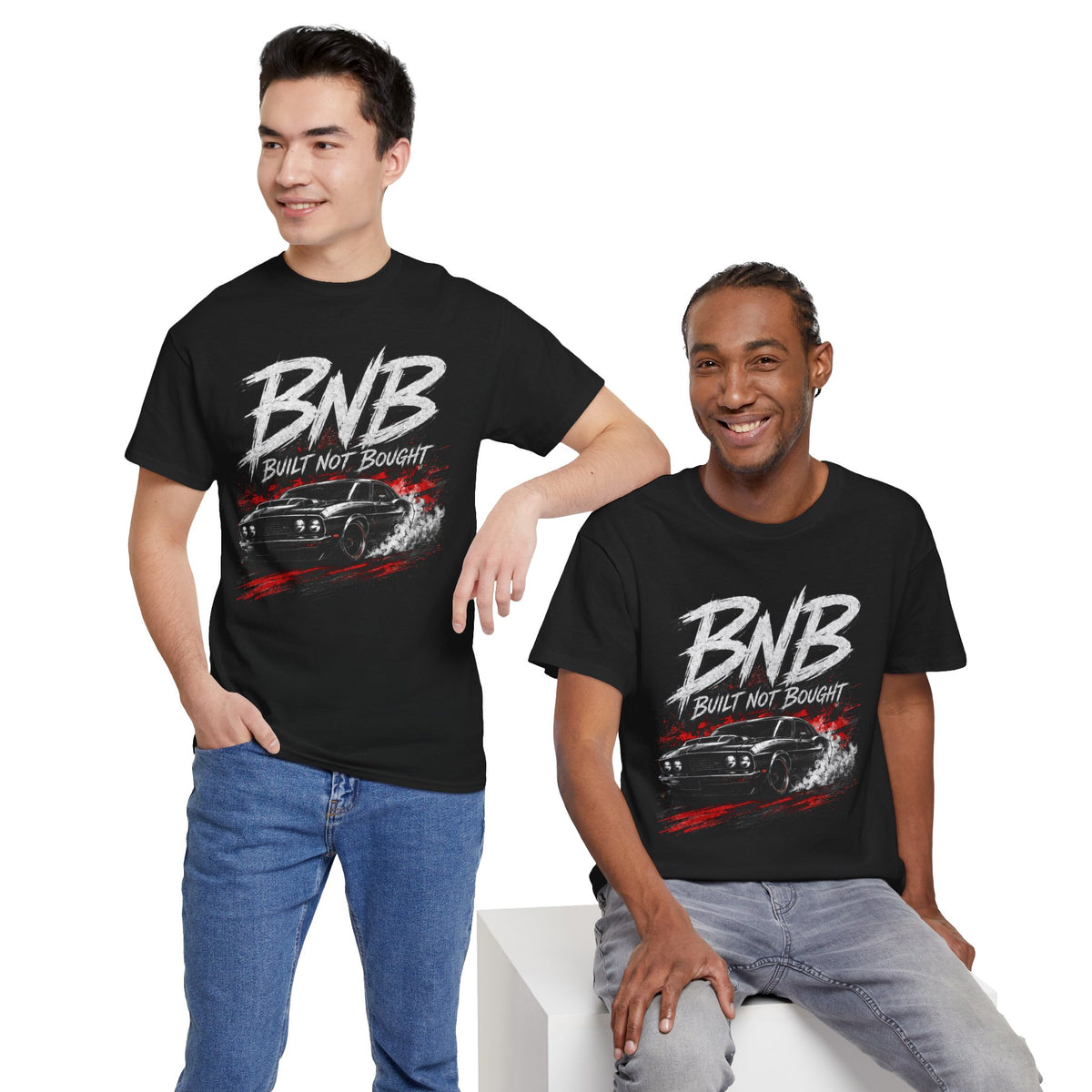 Built Not Bought Classic Heavy Cotton Tee | BNB Garage Streetwear
