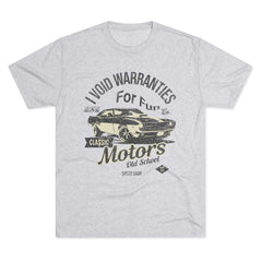 I Void Warranties for Fun Tee | BNB Car Culture Shirt
