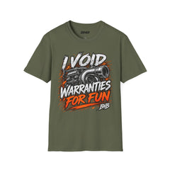 I Void Warranties Turbo Tee - Military Green