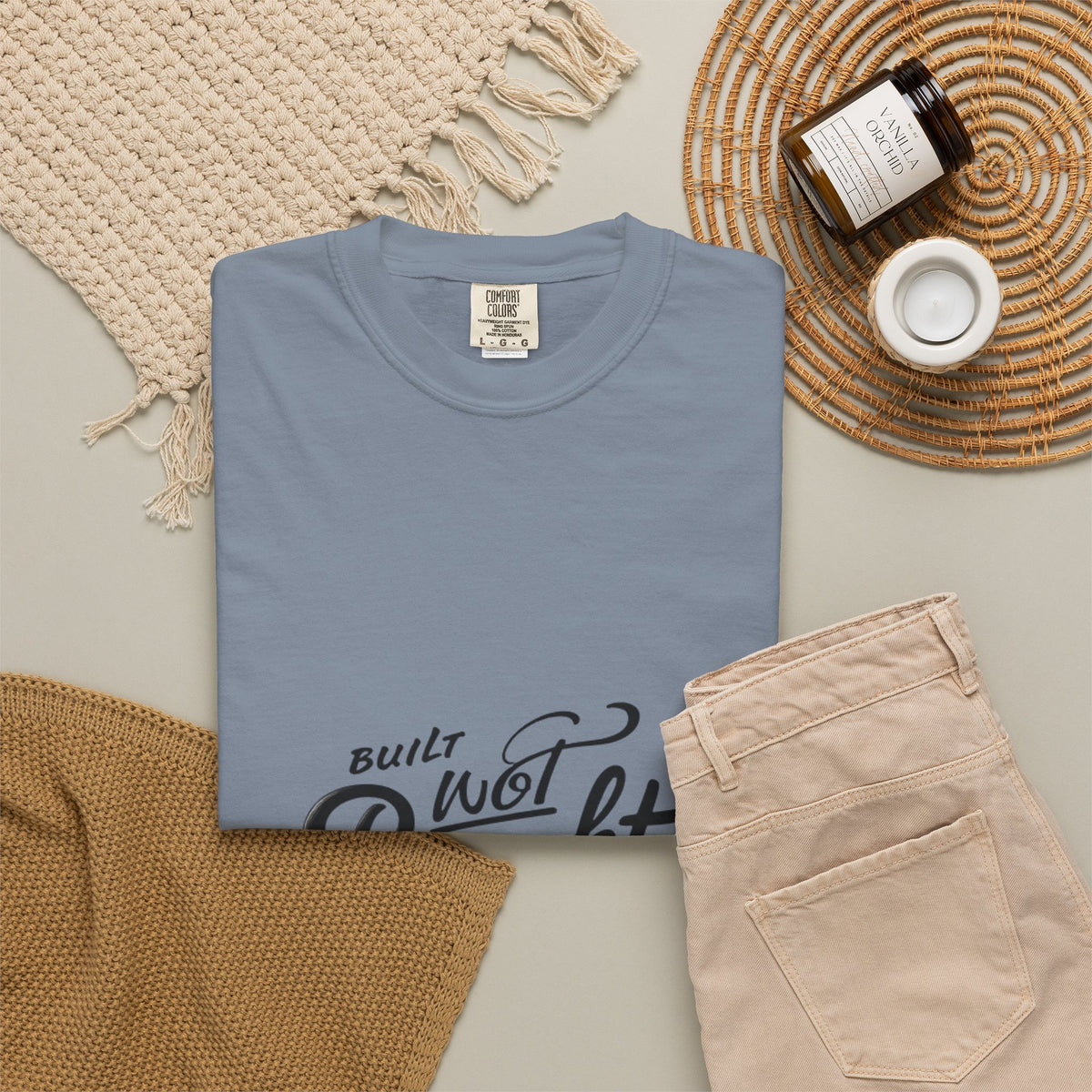 Built Not Bought Garment-Dyed Premium Tee | BNB Car Culture Shirt