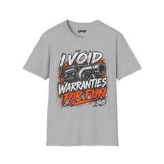 I Void Warranties Turbo Tee - Sport Grey