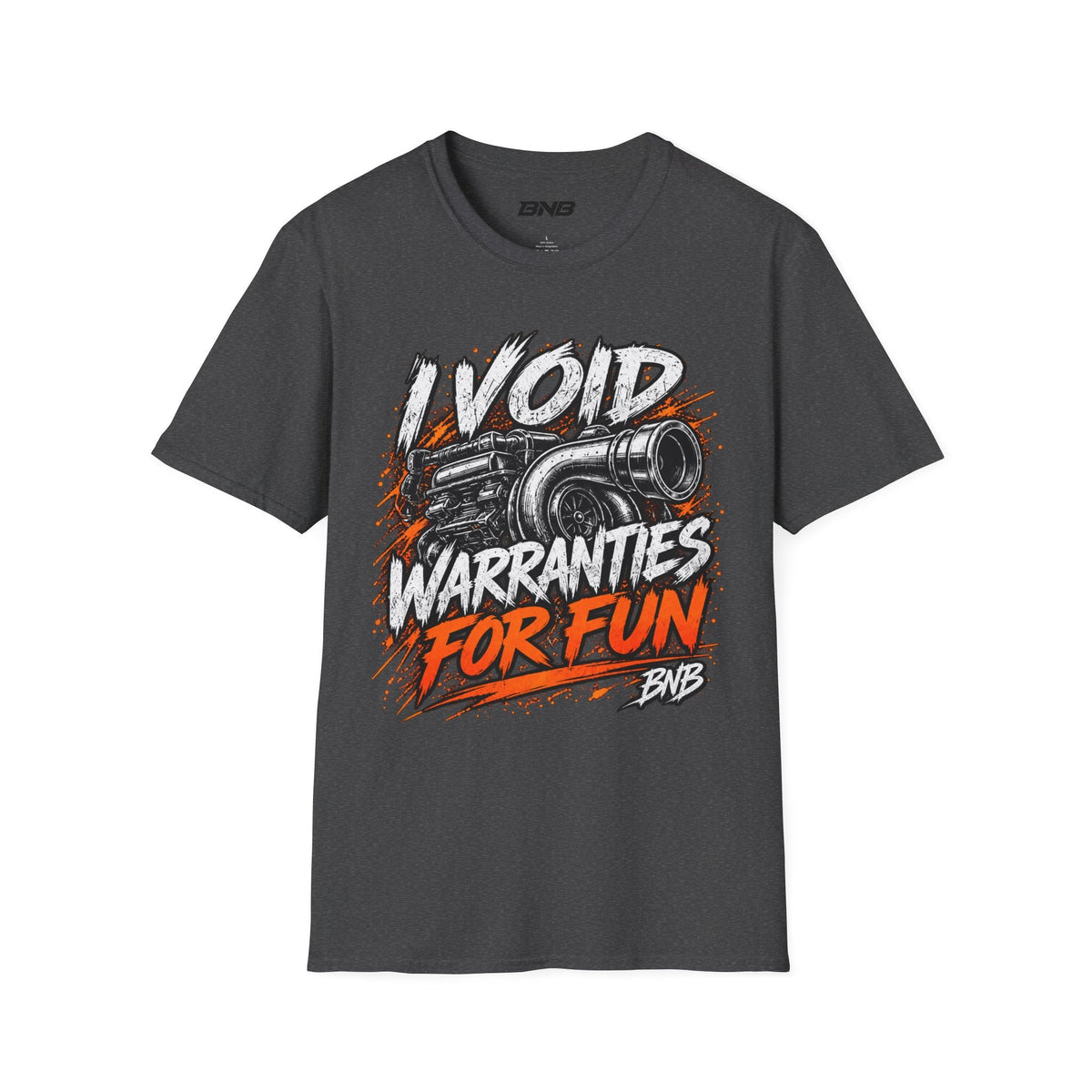 I Void Warranties Turbo Tee - Dark Heather