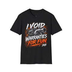 I Void Warranties Turbo Tee - Black
