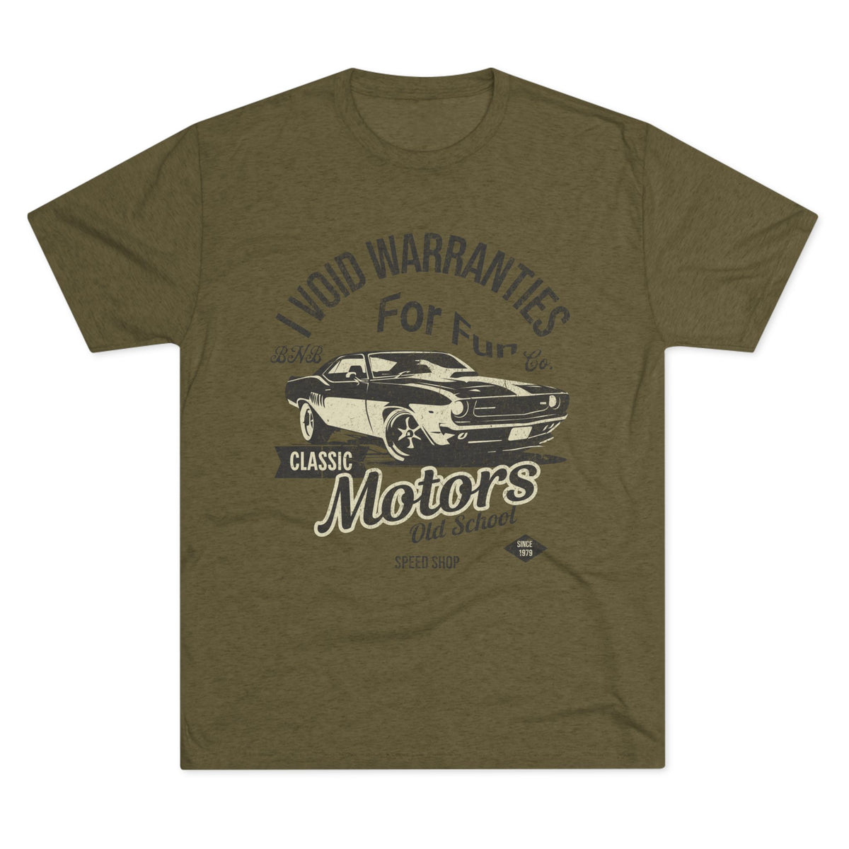 I Void Warranties for Fun Tee | BNB Car Culture Shirt