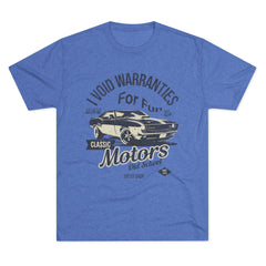 I Void Warranties for Fun Tee | BNB Car Culture Shirt