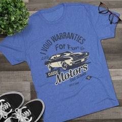 I Void Warranties for Fun Tee | BNB Car Culture Shirt