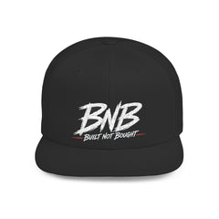 Built Not Bought Flat Bill Snapback | BNB Automotive Hat