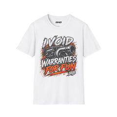 I Void Warranties Turbo Tee - White