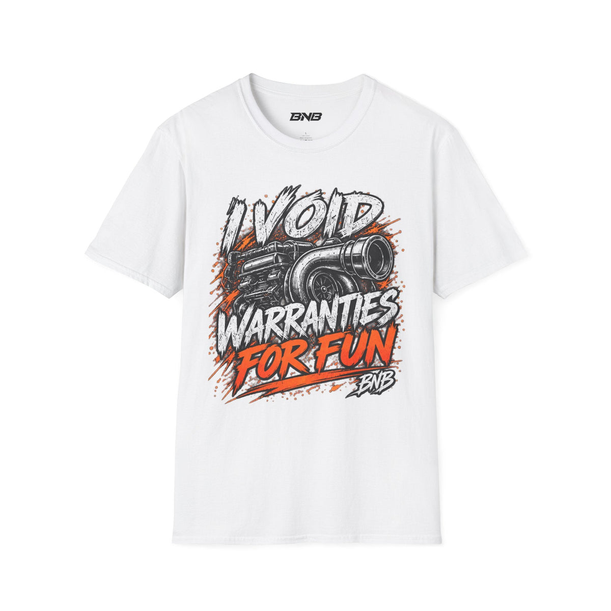 I Void Warranties Turbo Tee - White