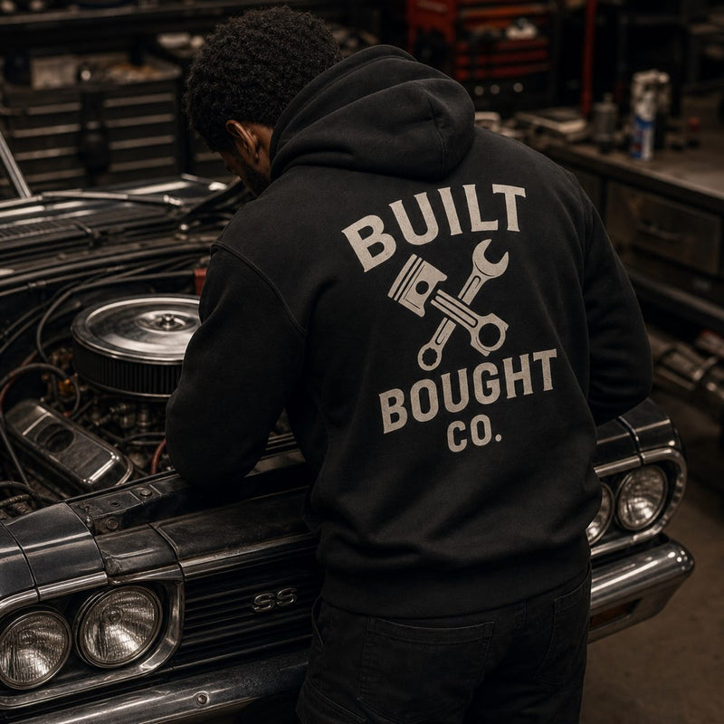 Built Not Bought Classic Hoodie | BNB Texas Garage Streetwear