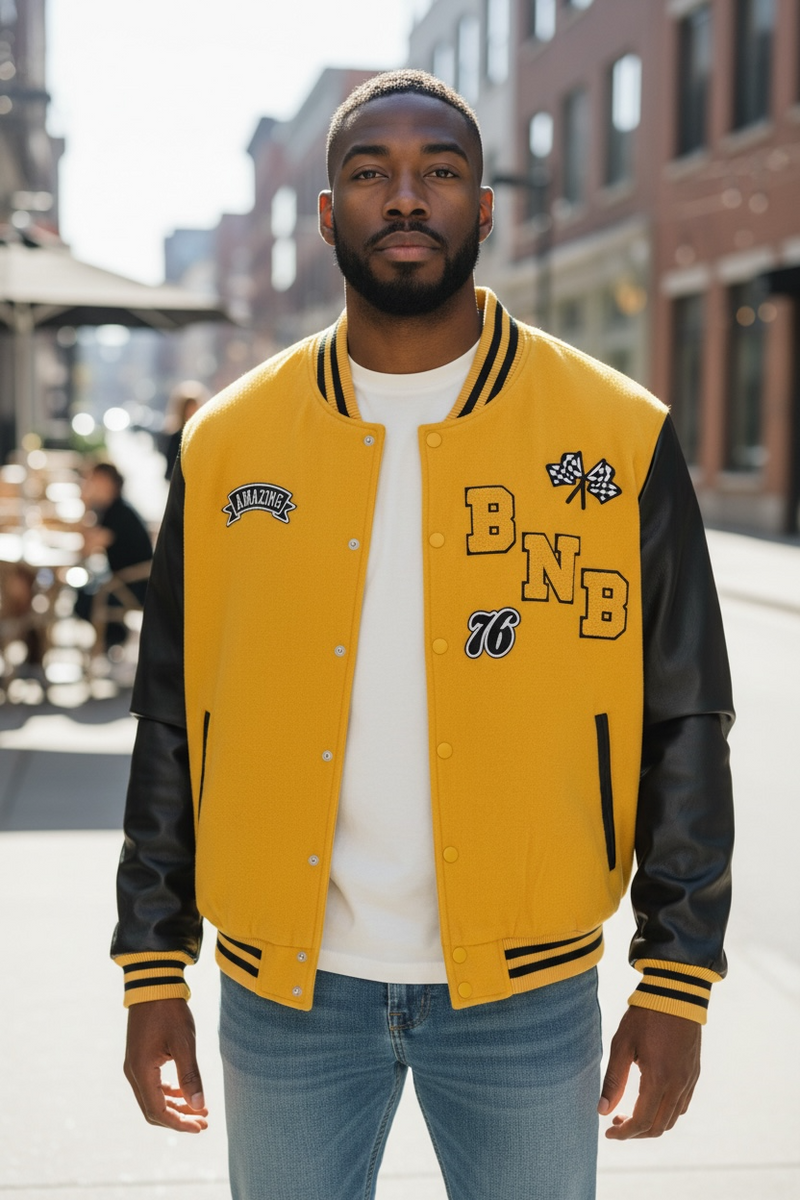 Built Not Bought Varsity Jacket | BNB Premium Car Culture Outerwear