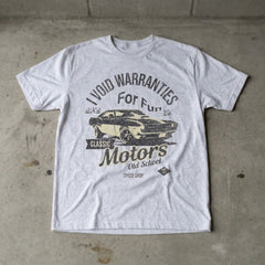 I Void Warranties for Fun Tee | BNB Car Culture Shirt