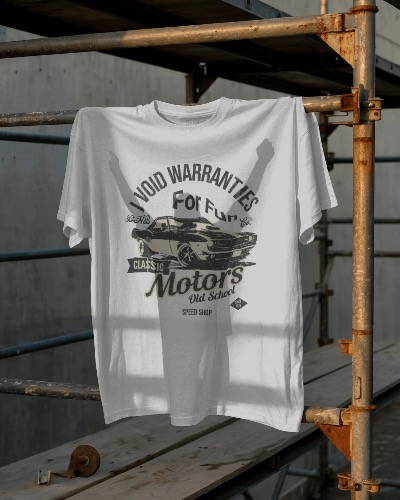 I VOID WARRANTIES FOR FUN – Classic Motors Old School Tee